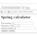Calculator in Java Spring Boot